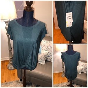 Zella twist & breath slub tee